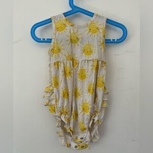 Little Sleepies Yellow Sunshine Romper